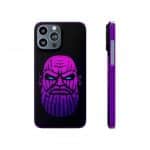 Thanos Genocidal Warlord Purple Face Art iPhone 13 Cover