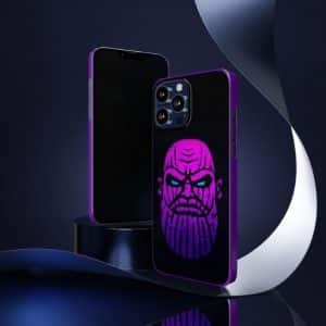 Thanos Genocidal Warlord Purple Face Art iPhone 13 Cover