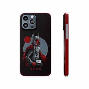 Thor The God of Thunder Holding Mjolnir iPhone 13 Case