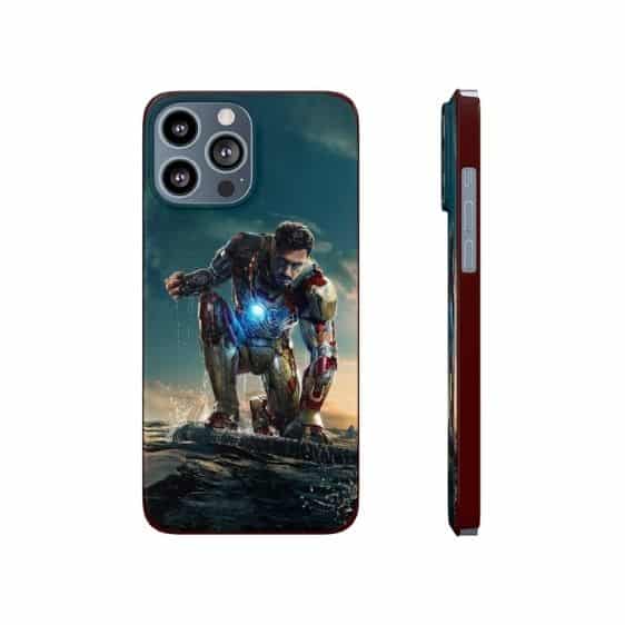 Tony Stark Iron Man Heroic Pose Cool iPhone 13 Fitted Case