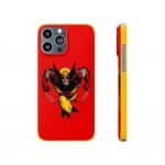 X-Men Mutant Wolverine Battle Pose Red iPhone 13 Case