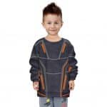 Avengers Endgame Tony Stark Nano Suit Cosplay Kids Sweater