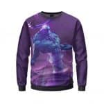 Battle Royale Canny Valley Storm King Purple Crewneck Sweater