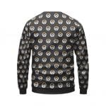 Classic Overwatch Game Symbol Pattern Black Sweater