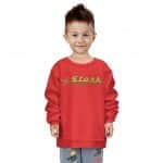 Classic Retro Colors Stark Industries Red Kids Sweater