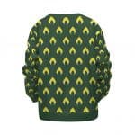 DC Comics Aquaman Spearhead Logo Pattern Dope Kids Sweater