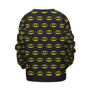 DC Comics Classic Batman Logo Pattern Kids Sweatshirt