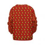 DC Comics Classic Robin Logo Pattern Red Children Sweater