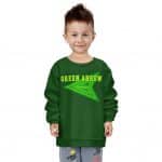 DC Comics Green Arrow Symbol Cool Children Sweatshirt