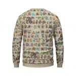 Dota 2 Chibi Characters Pattern Crewneck Sweatshirt