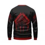 Iconic Warframe Lotus Petals Logo Design Crewneck Sweater