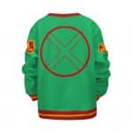 Justice League Martian Manhunter Logo Green Kids Sweatshirt
