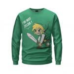 Link Cartoon Art Legend of Zelda Crewneck Sweatshirt