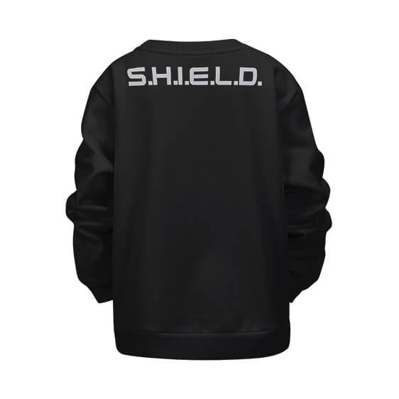 Marvel Agents Of S.H.I.E.L.D. Logo Black Kids Sweatshirt