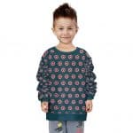 Marvel Captain America Iconic Shield Pattern Kids Sweater