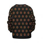 Marvel Comics Black Widow Classic Logo Pattern Kids Sweater