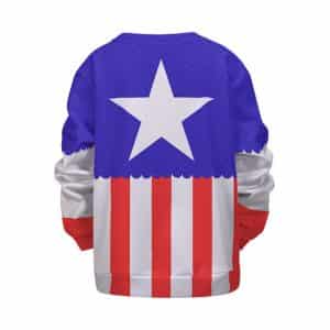 Marvel Comics Classic Captain America Costume Kids Sweatshirt