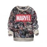 Marvel Comics Classic Characters Art Cool Kids Sweatshirt