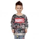 Marvel Comics Classic Characters Art Cool Kids Sweatshirt