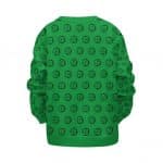 Marvel Comics Hulk Emblem Pattern Green Kids Sweatshirt