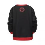 Marvel Deadpool Minimalist Logo Black Kids Sweater