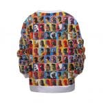 Marvel Superheroes Portrait Artwork Cool Children Sweatshirt