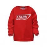 Marvel's Iron Man Stark Industries Casual Red Kids Sweater