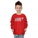 Marvel's Iron Man Stark Industries Casual Red Kids Sweater