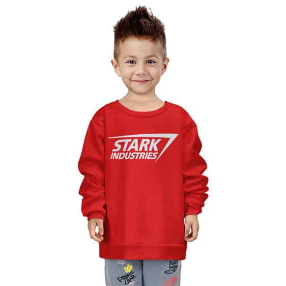Marvel's Iron Man Stark Industries Casual Red Kids Sweater