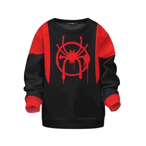 Miles Morales Black Spider-Man Suit Dope Children Sweatshirt