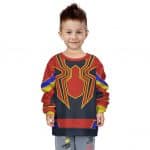 Spider-Man Endgame Iron Spider Suit Cosplay Children Sweater