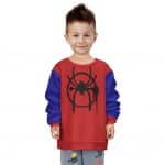 Spider-Man Miles Morales Spray Paint Spider Logo Kids Sweater