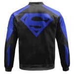 Superman Solar Regeneration Suit Black & Blue Bomber Jacket