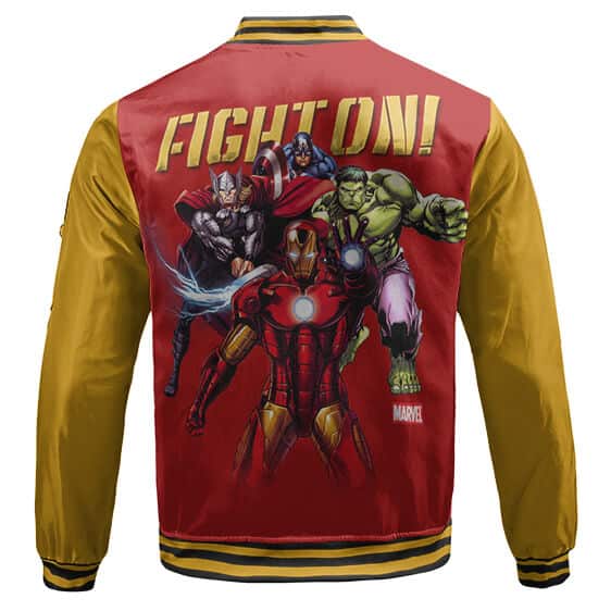 USC Fight On! Marvel Heroes Characters Inspired Bomber Jacket