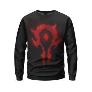 World Of Warcraft Factions New Horde Red Logo Sweater