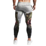 Ferocious Hunter Velociraptor White Joggers