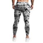 Star Wars Outline Collage White Joggers