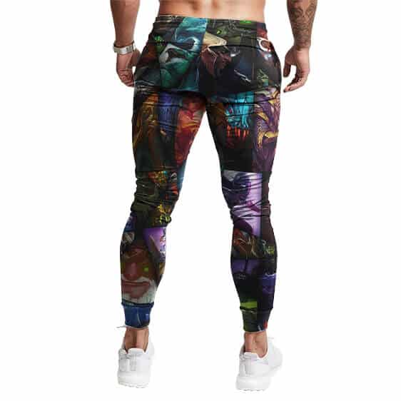 Dota 2 Diverse Heroes Collage Jogger Pants
