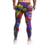 Tetris 3D Blocks Retro Purple Jogger Pants