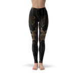Spider-Man Nanotech Suit Logo Black Yoga Pants