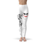 Maniacal Laugh The Joker White Yoga Pants
