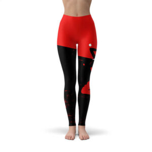 Harley Quinn Silhouette Design Workout Pants
