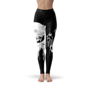 The Fearless Frank Castle Drip Art Yoga Pants