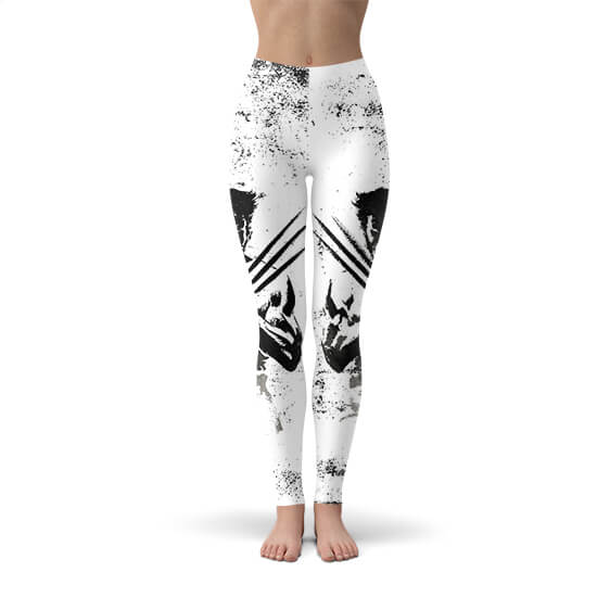 The Wolverine Silhouette White Yoga Pants