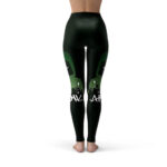 Green Arrow Minimalistic Art Yoga Pants