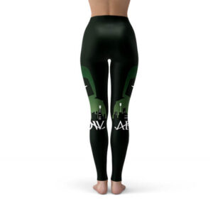 Green Arrow Minimalistic Art Yoga Pants