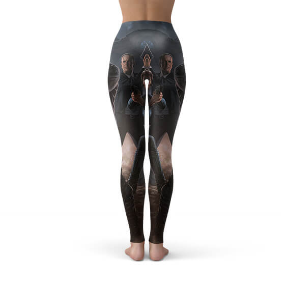 Nick Fury With Agents Of S.H.I.E.L.D. Leggings