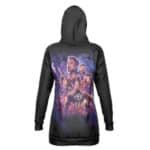 Avengers End Game Characters Cinematic Black Hoodie Dress
