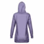 Avengers Hawkeye Minimalist Purple Hooded Sweatshirt Dress