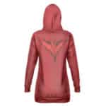Batwoman Classic Artwork Design Red White Hoodie Dress